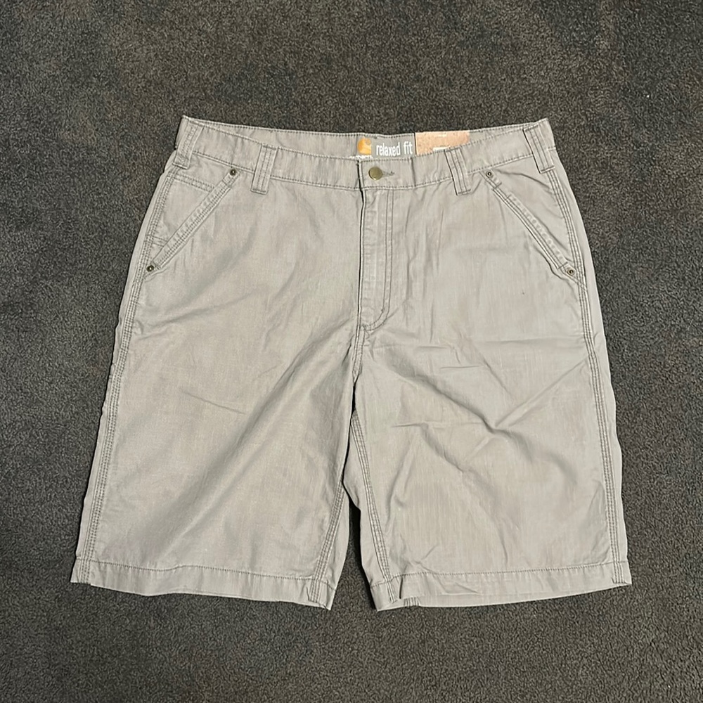 Carhartt ripstop shorts, grey, size 38 X 30
